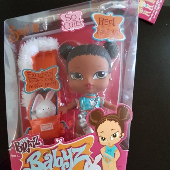 NEW Bratz Babyz Sasha & Bunny Boo New in Package Real Fashions - Picture 3 of 4